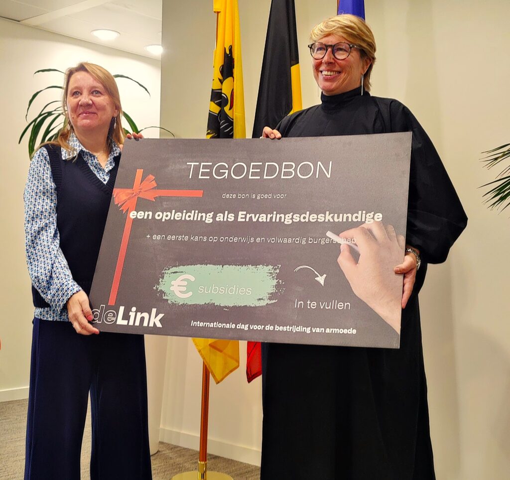 Bekendmaking actie tegoedbon Werelddag van Verzet tegen Armoede